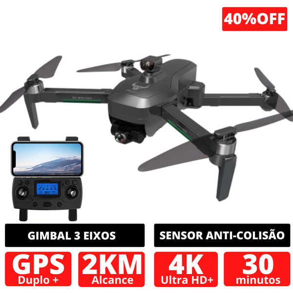 Drone Beast 3 Max com sensor Anti-colisão
